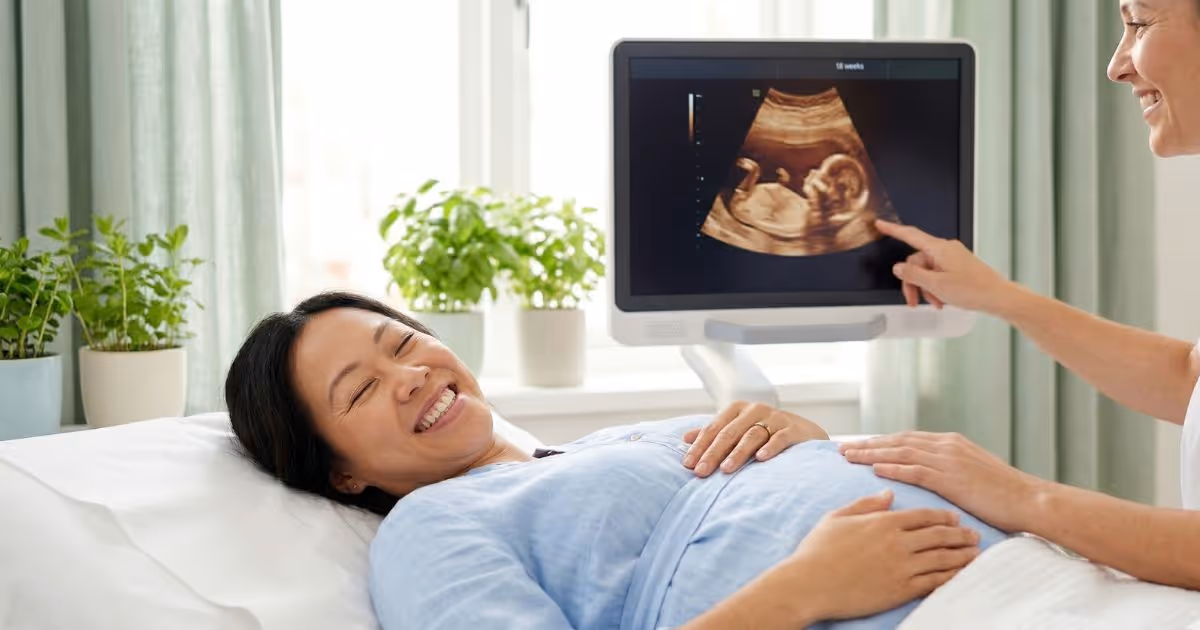 Pregnant Woman Taking Vitamins Iron for Anemia 3