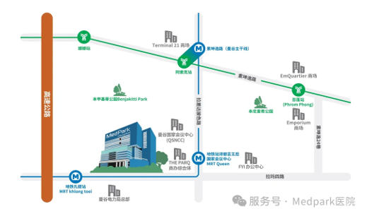 Map Med Park Chinese