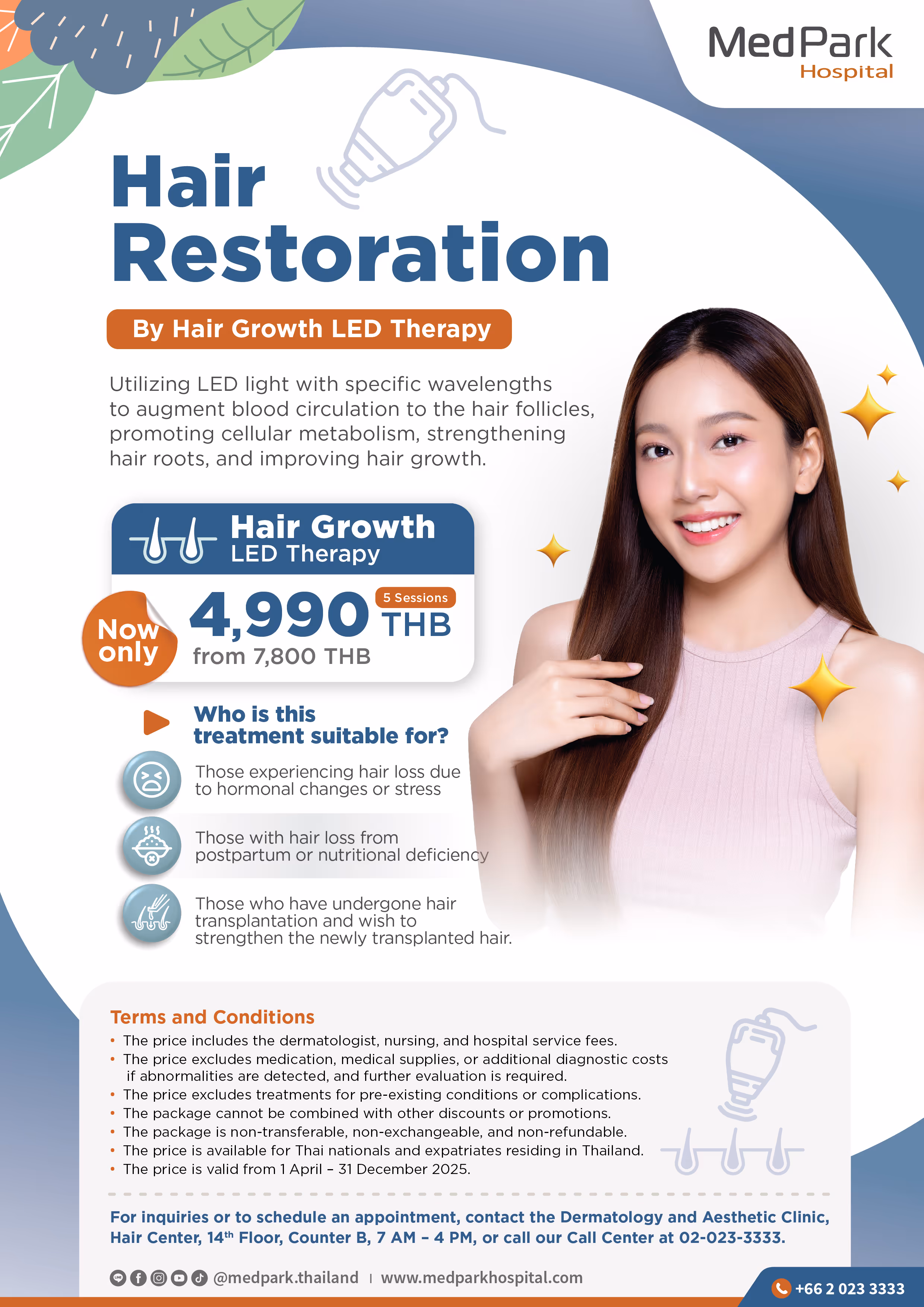 Hair Growth Led Therapy Package En