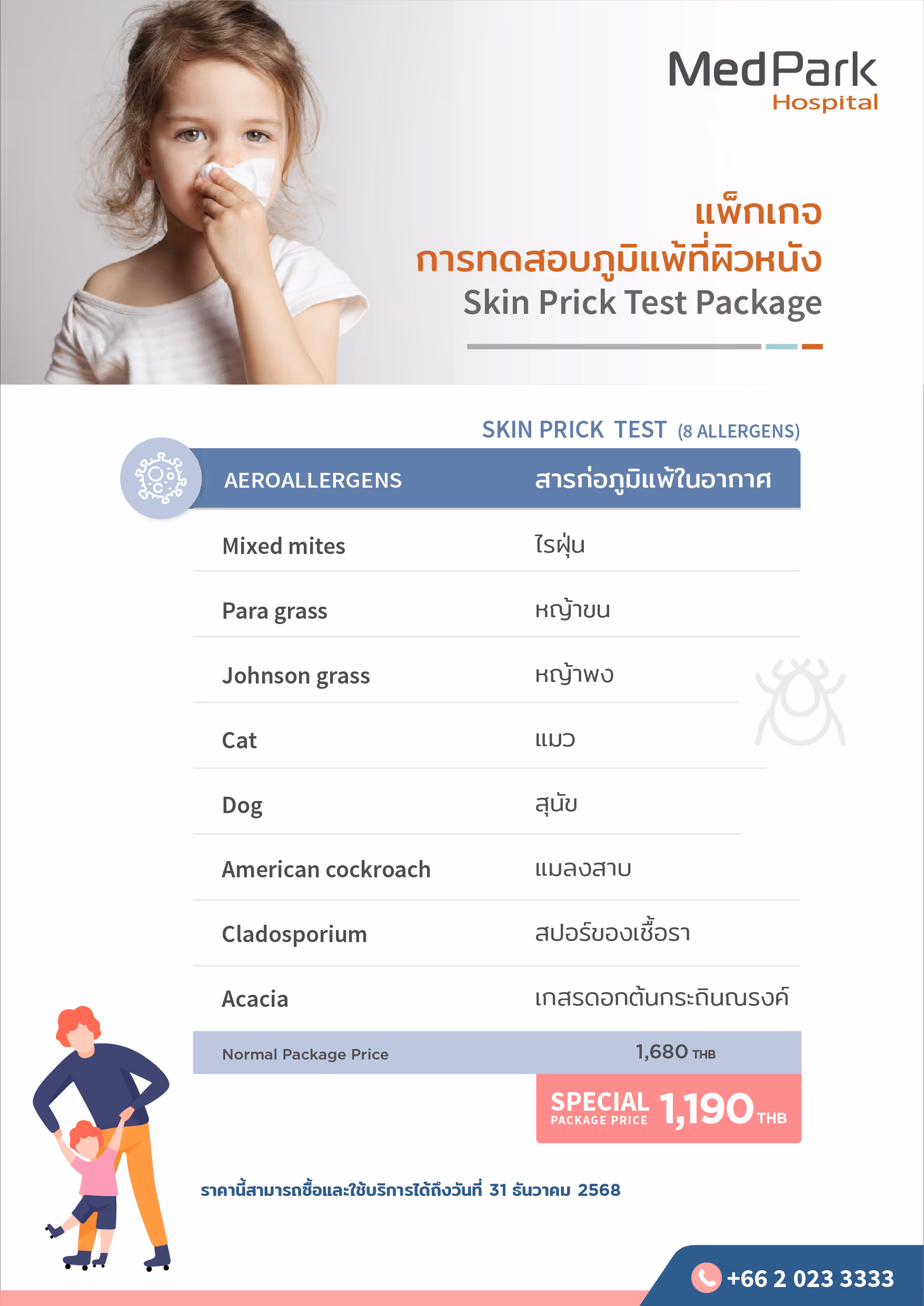 Skin Prick Test Package Th 1