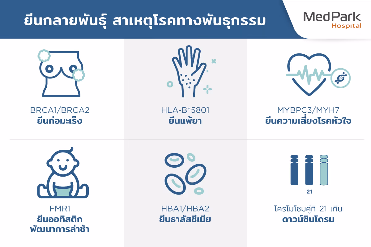 ข้อดีของการตรวจยีน Genetic Testing Th 1
