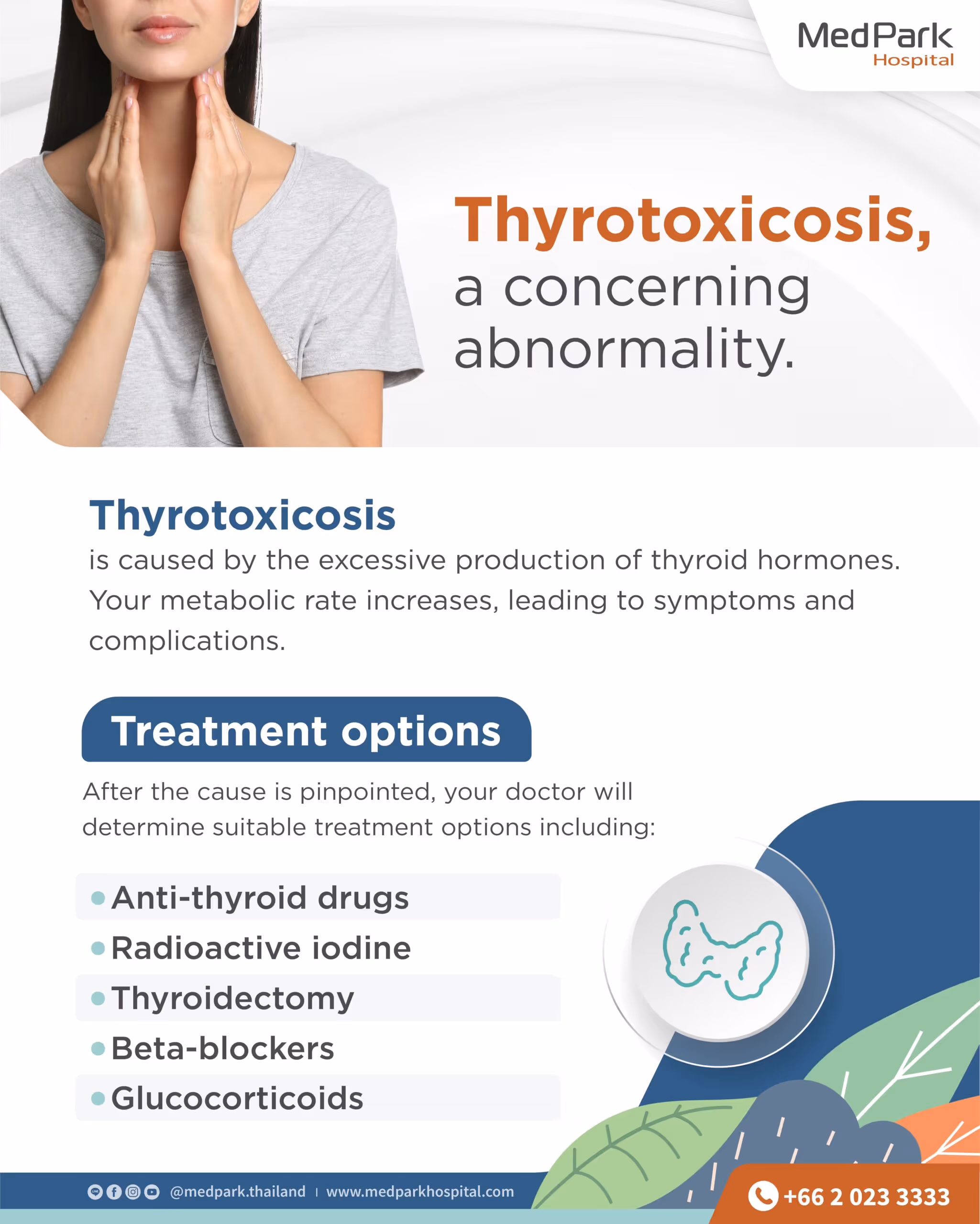Thyrotoxicosis - Infographic EN