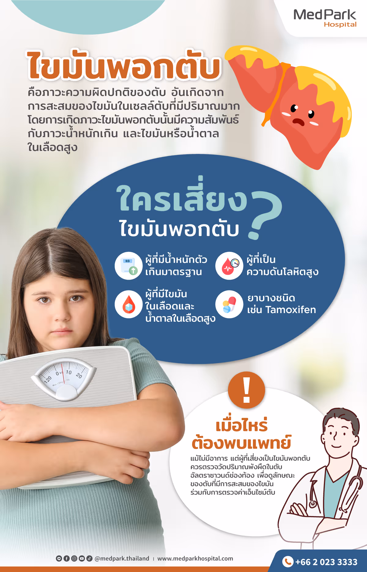 ใครเสี่ยงเป็นไขมันพอกตับ - NAFLD