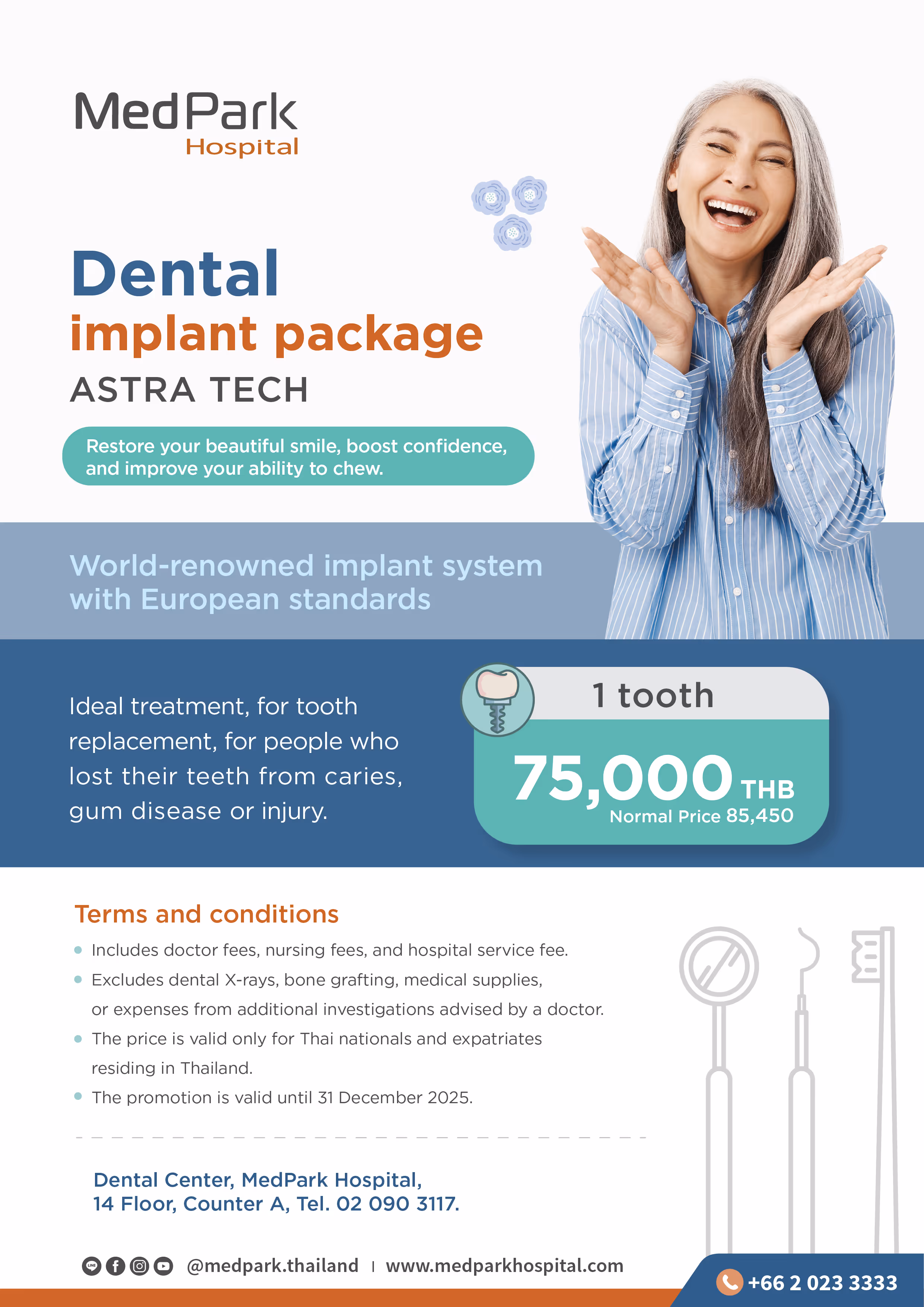 Dental Implant Package (Astra Tech)