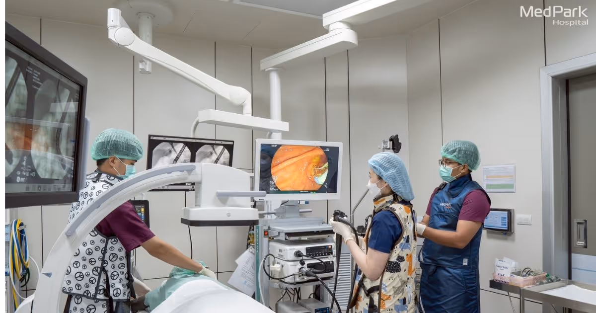 ขั้นตอนการส่องกล้องตรวจท่อน้ำดี และตับอ่อน ERCP