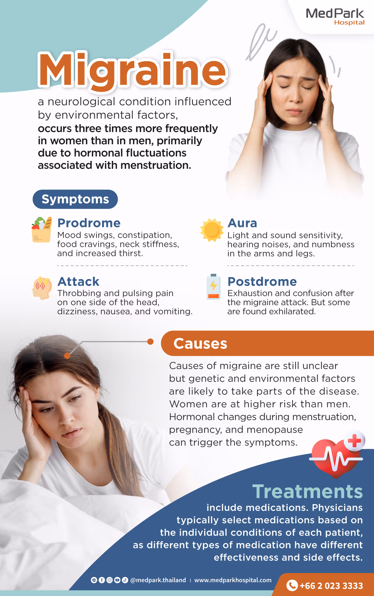 Symptoms, Causes of Migraine 