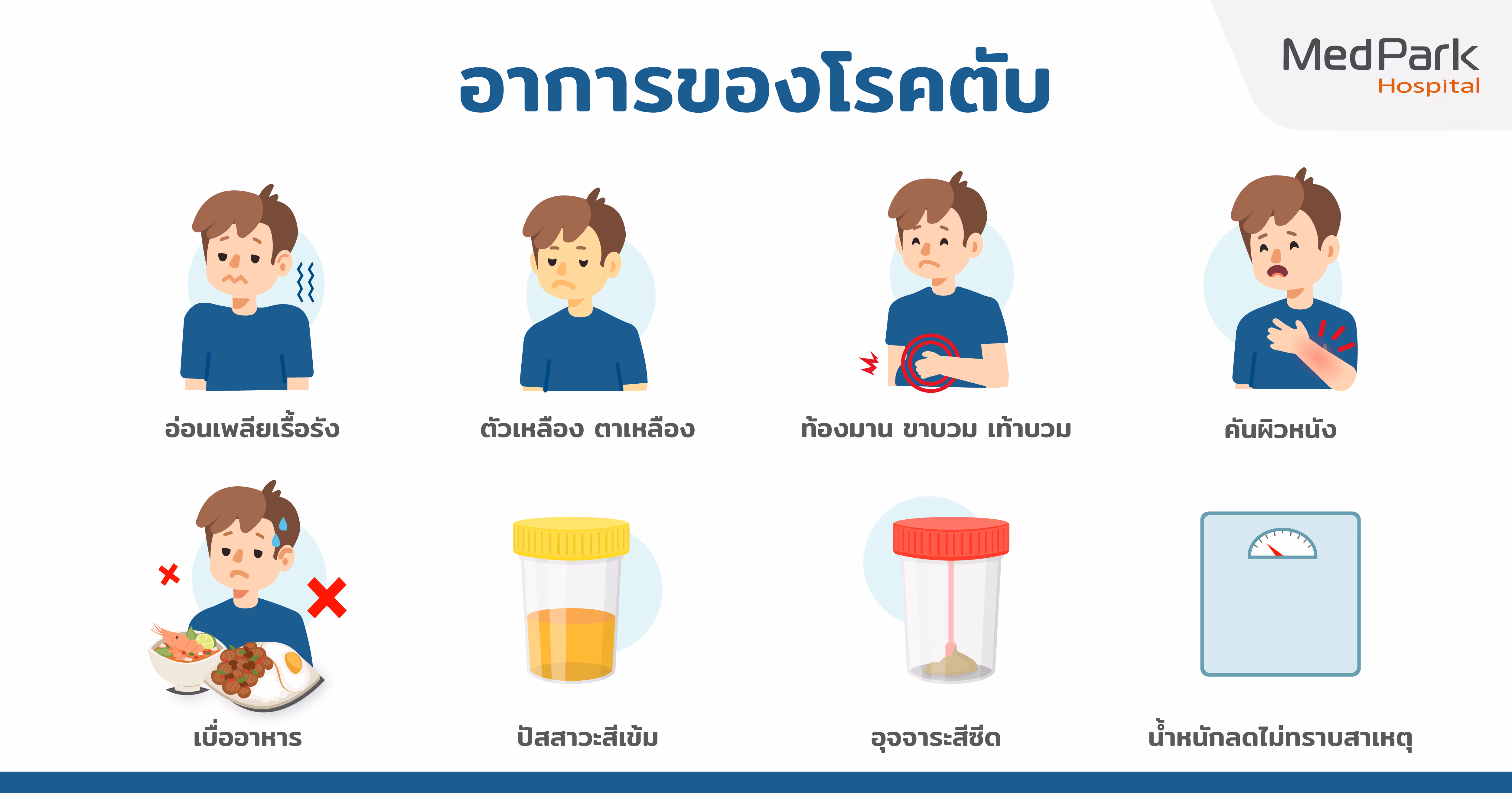 โรคตับ มีอาการอย่างไร What are the symptoms of liver disease?