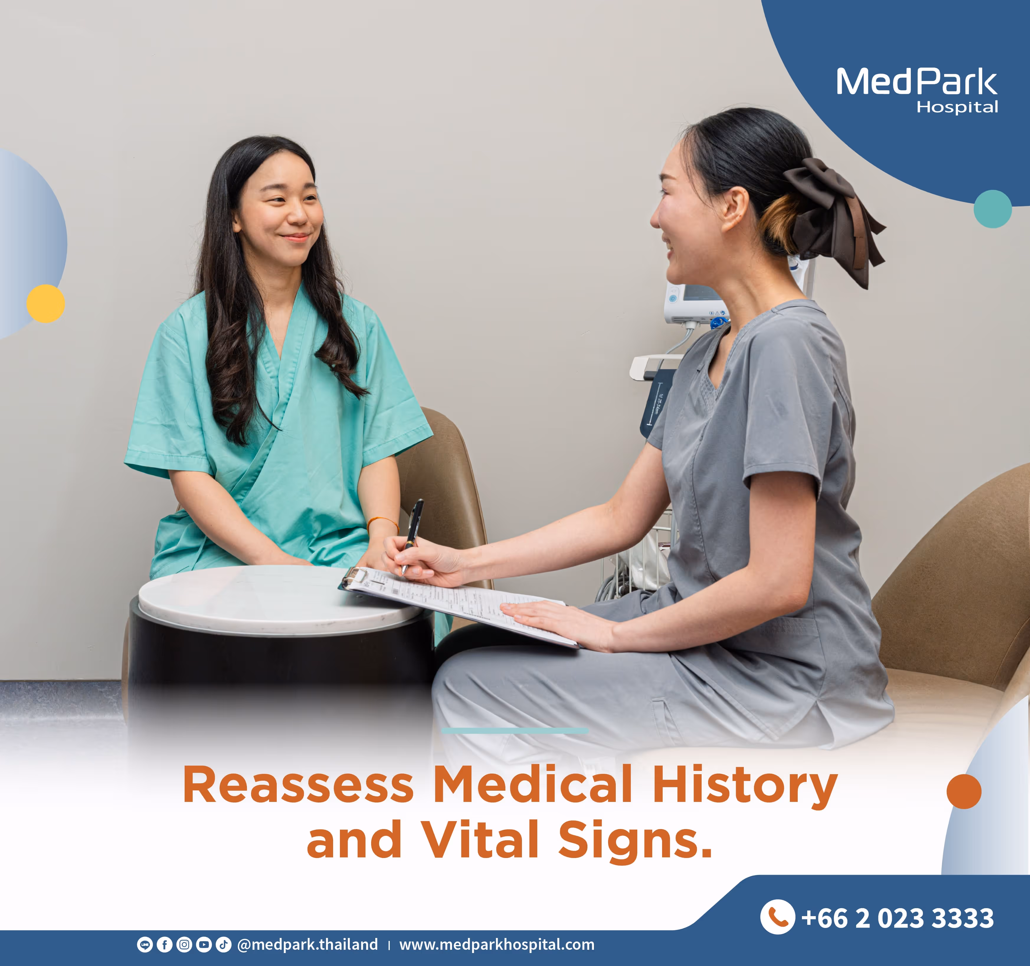The radiology technologist will recommend using the restroom beforehand, as the MRI usually lasts 30 to 60 minutes.