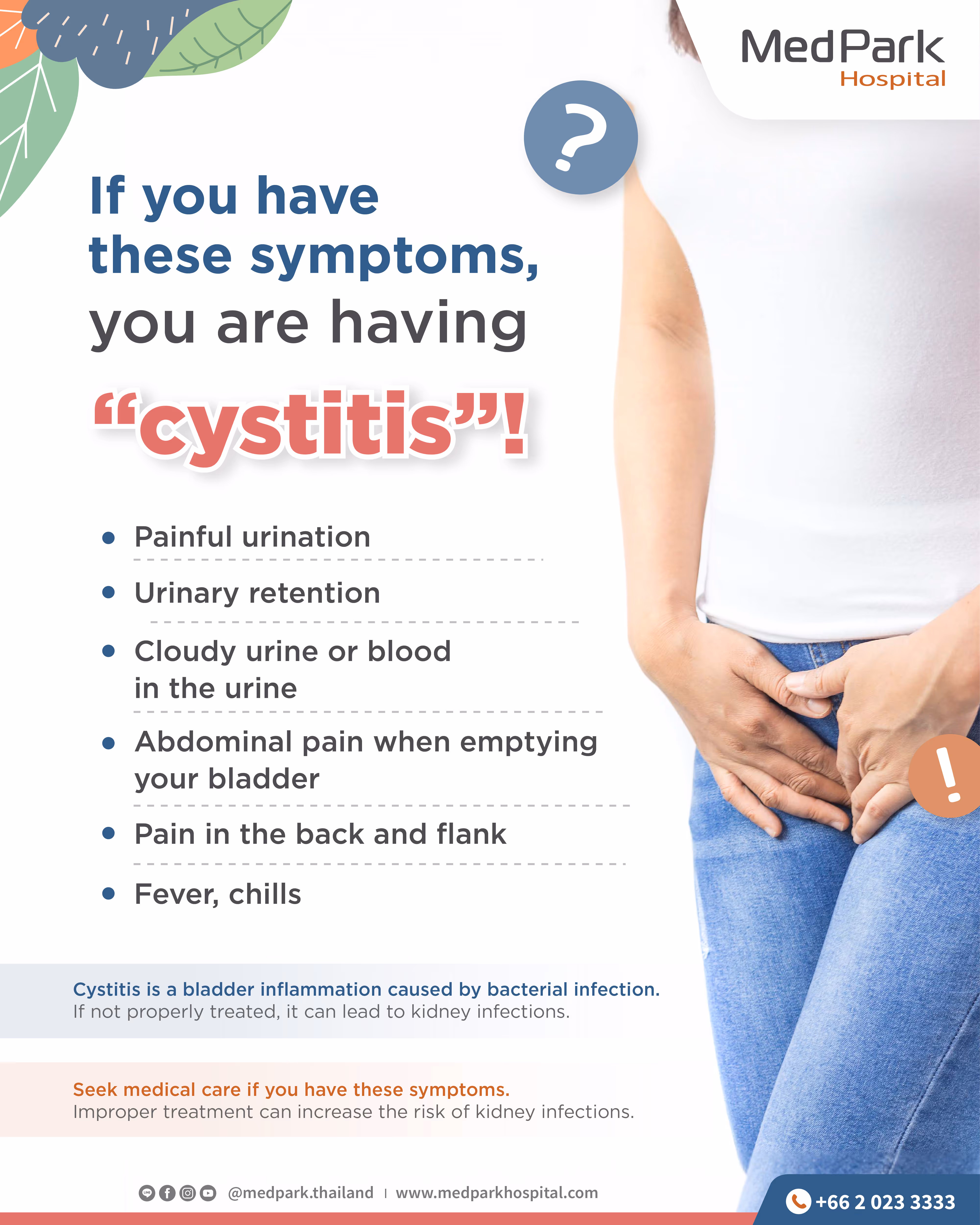 Symptoms of Cystitis (bladder Inflammation)