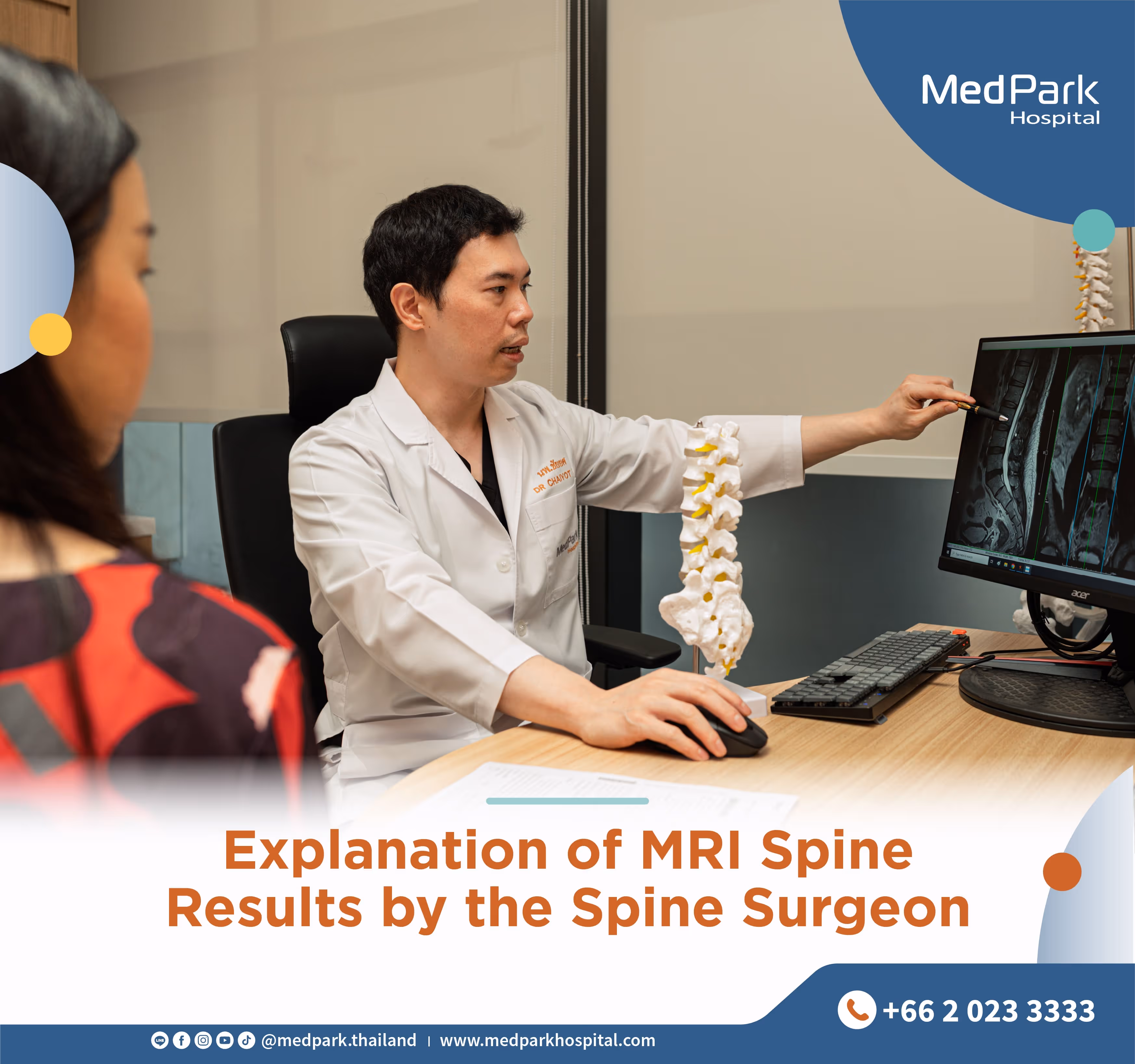 Review and Explanation of MRI Spine Results by the Spine Surgeon