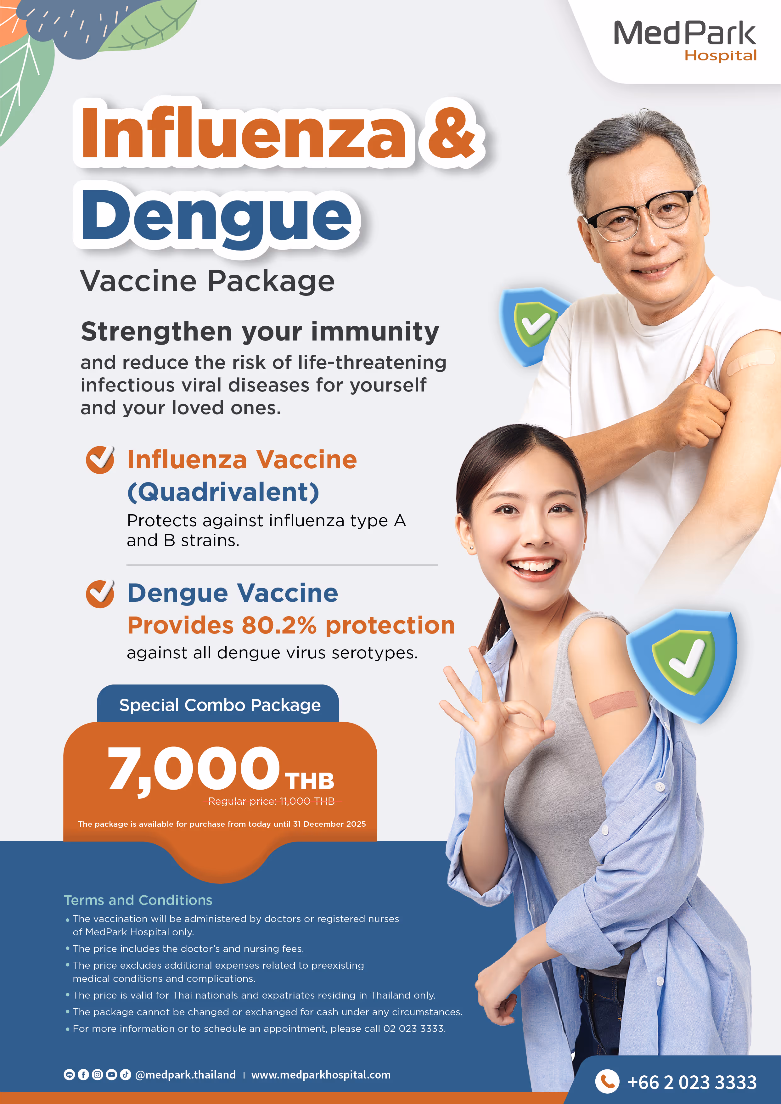 Influenza & Dengue Vaccine Package En