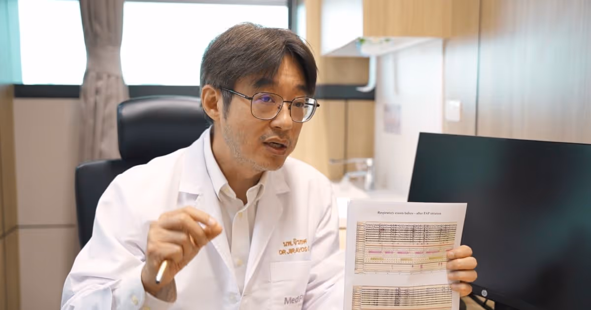 ผศ.นพ. จิรยศ จินตนาดิลก ใช้ AI แก้ปัญหานอนไม่หลับ ผ่านมุมมองแพทย์เวชศาสตร์การนอนหลับ Assist.Prof.Dr Jirayos Chintanadilok Integrating AI to Tackle Insomnia Insights From a Sleep Medicine Specialist 2