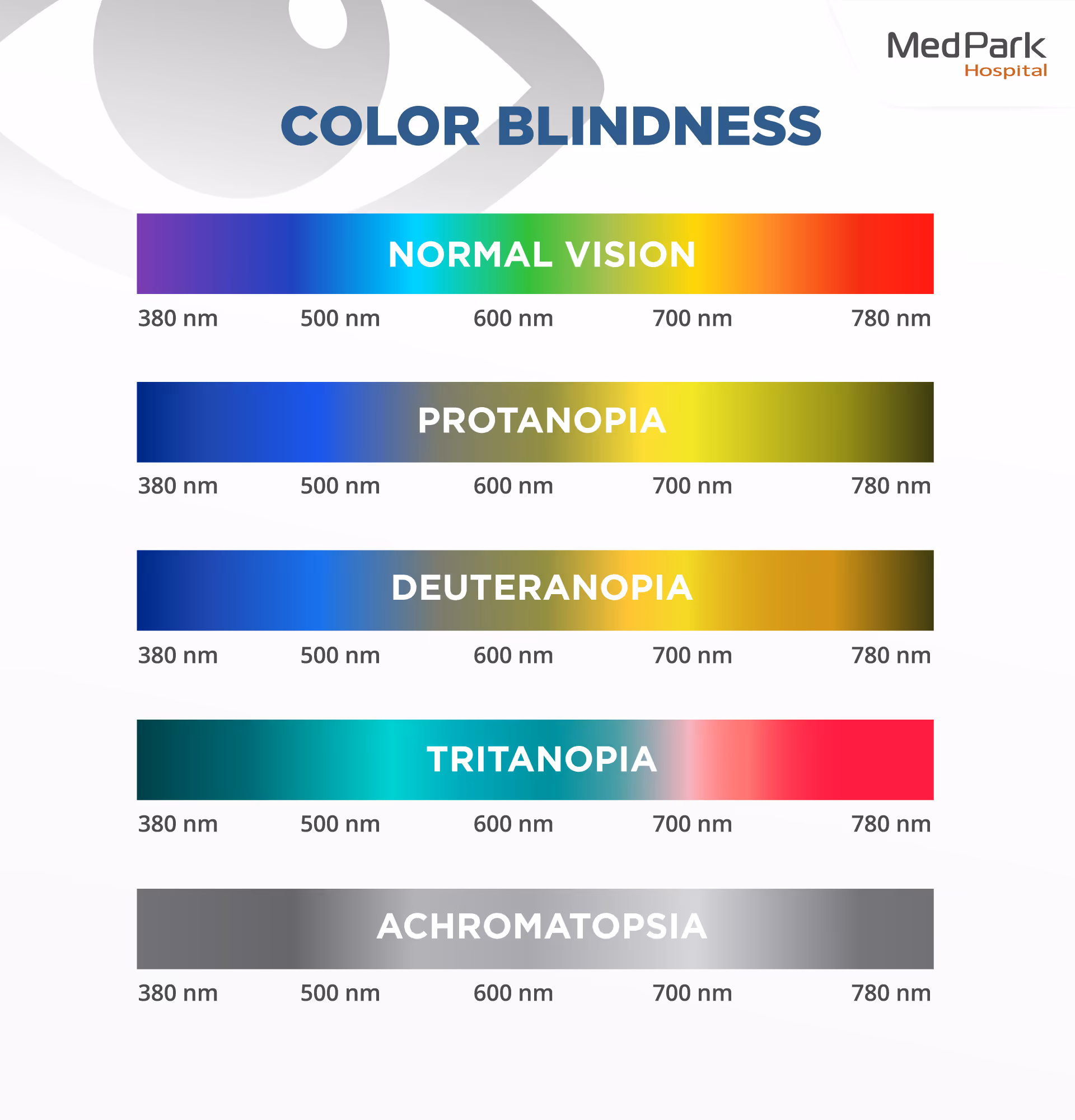 อาการตาบอดสี มีกี่ระดับ How many levels of color blindness?